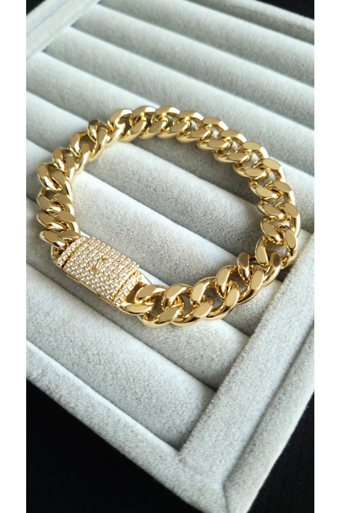 VIP 14K klasik gurmet bileklik