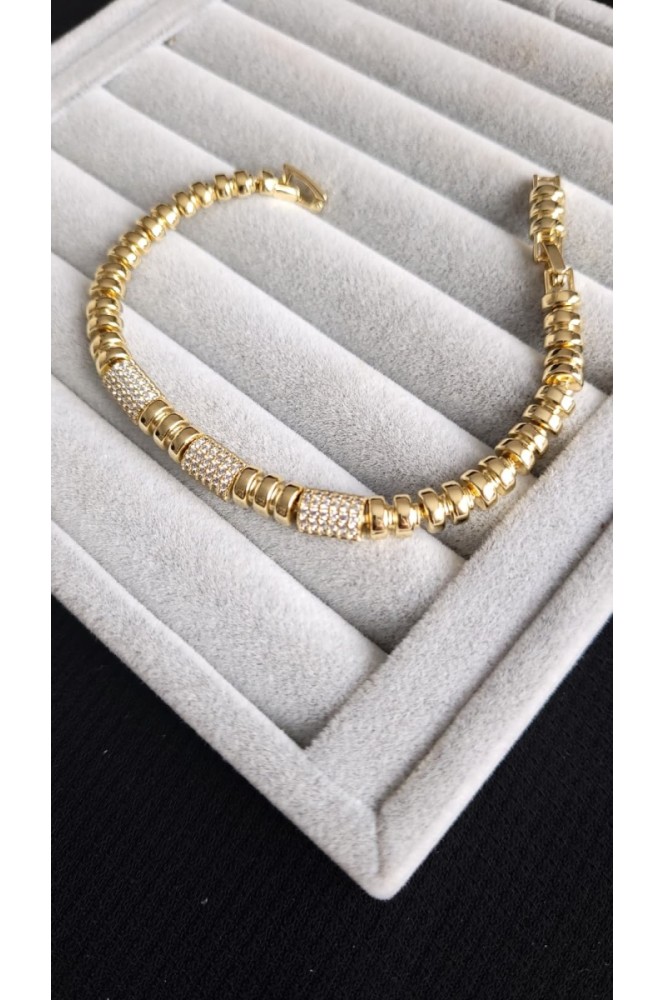 VIP 14K Liora silindir Bileklik