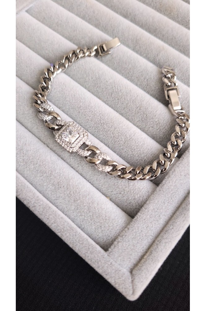 VIP Bianca Silver Baget Bileklik